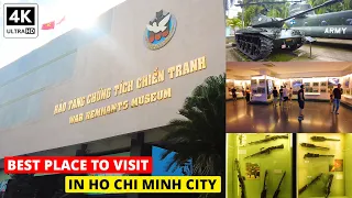 The BEST place to visit in Ho Chi Minh City Vietnam | War Remnants Museum | Walking Tour [4K]