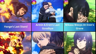 Most Heartbreaking/Sad Moments In Attack On Titan Ranked