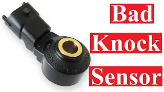 Symptoms of bad engine knock sensor