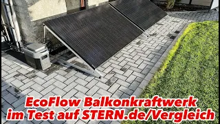 EcoFlow Balkonkraftwerk mit PowerStream & DELTA 2 Max + Zusatzakku im Test auf STERN.de/Vergleich