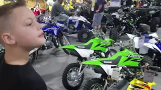 Let's go get his new 2017 kx65  dirt bike!!