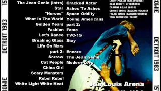 David Bowie Joe Louis Arena Detroit july 30 1983 ( audio )
