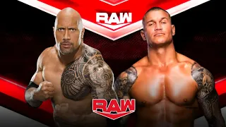 Randy Orton vs The Rock Full Match WWE Raw Highlights