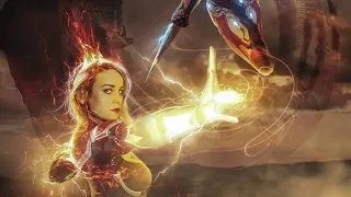 AVENGERS ENDGAME Spoiler Alert- Captain Marvel first encounter with Thanos