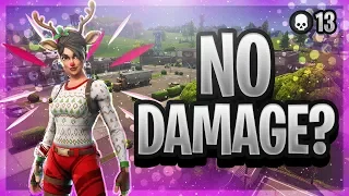 13 KILL SOLO WIN WITHOUT TAKING NO DAMAGE? - Fortnite: Battle Royale!