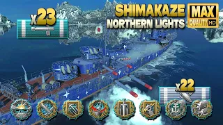 Destroyer Shimakaze: Torpedo terror on map Northern Lights - World of Warships