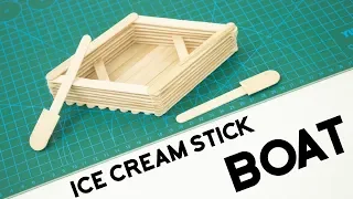 Ice Cream Stick Boat Easy - Ice cream Sticks Crafts Ideas