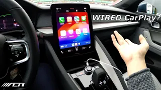 2024 Polestar 2 Interior and Technology Review! Wired CarPlay ONLY