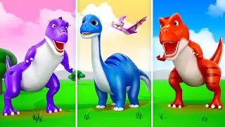 Funny Dinosaurs Comedy Videos - Crazy Dino's Compilation -3D Cartoons Jurassic World Adventures