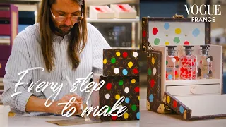 Making a Luxury Louis Vuitton x Yayoi Kusama Trunk From Start to Finish | Vogue France