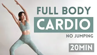 20 min Full Body Fat Burning Cardio (No Jumping) ~ Emi