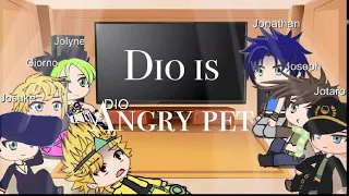 Jojos react to Dio is angry pet by 和猫法师 with DIO