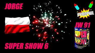 Jorge Supershow 6 | 10 Schuss Batterie | Qualität aus Polen | Feuerwerk [HD]