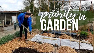 My Spring Garden Update 2024! Weed, Feed, Mulch & Harvest!