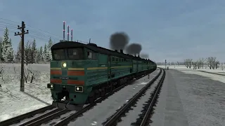 Train simulator classic 2ТЭ10м грузовой Новомосковск