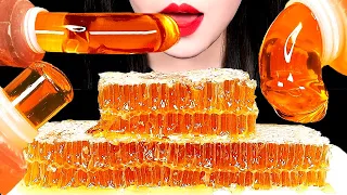 ASMR HONEY JELLY, RAW HONEYCOMB 꿀젤리, 벌집꿀 먹방 EATING SOUNDS MUKBANG ZOEY ASMR