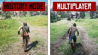 Red Dead Redemption II | MULTIPLAYER DOWNGRADE? Graphics Comparison