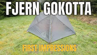 #327 FJERN GOKOTTA Solo Backpacking Tent | MSR Hubba NX Budget Alternative ? | First Impressions |