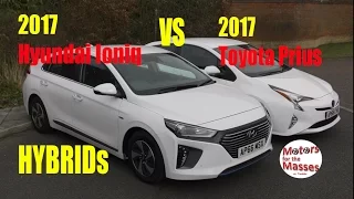 2017 Hyundai Ioniq hybrid VS 2017 Toyota Prius Hybrid