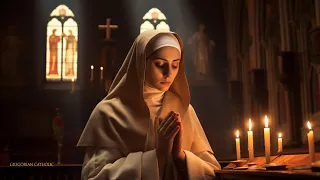 Nuns' Prayer In The Cathedral | Sacred Gregorian Chant | Monastery Prayer Ambience Music