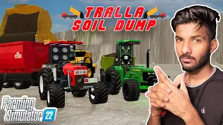 Full Soil Tralla Pull With Swaraj 855 and John Deere | FS 22