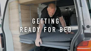 Getting Ready for Bed in a VW California T6.1 | California Chris