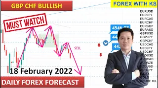 DAILY FOREX FORECAST  - 18 February 2022 - 💥 GBP CHF BULLISH 💥 PRICE ACTION 💥