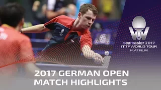 2017 German Open Highlights: Zhou Yu vs Jonathan Groth (Pre)