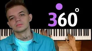 Элджей - 360° ● караоке | PIANO_KARAOKE ● ᴴᴰ + НОТЫ & MIDI