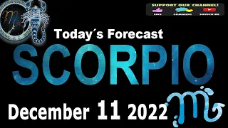 Daily Horoscope - SCORPIO - December 11 2022