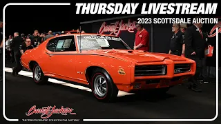 2023 SCOTTSDALE THURSDAY LIVESTREAM - Thursday, January 26, 2023  - BARRETT-JACKSON 2023 AUCTION