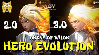 AOV HERO EVOLUTION REVAMP 2.0 to 3.0 - Arena of Valor hero revamp 2020 Ultra HD - all hero 2020