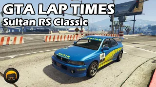 Fastest Tuners (Sultan RS Classic) - GTA 5 Best Fully Upgraded Cars Lap Time Countdown