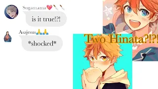 Hinata have a twin "He is sick" (Haikyuu) (1/?)