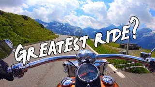 Grossglockner on a Harley Davidson - Best riding road in Austria (Raw footage and sound) Ep 8 Pt1