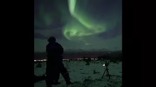 Северное сияние. Очень красиво... Northern Lights. Very beautiful