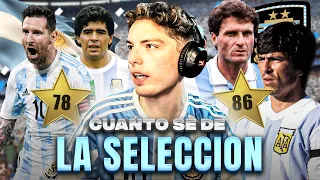 ¿CUANTO SABE DAVOO XENEIZE DE LA SELECCIÓN ARGENTINA? TEST MUY DIFICIL