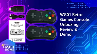 WG01 Retro Games Console Unboxing, Review & Demo
