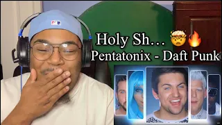 Yo I Like Them A Lot 👀🔥 Pentatonix - Daft Punk | Reaction