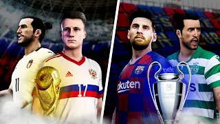 КАРЬЕРА ЗА ИГРОКА PES 2020 - МАРГАРЕТТИ ПРОТИВ РОССИИ И БАРСЕЛОНЫ