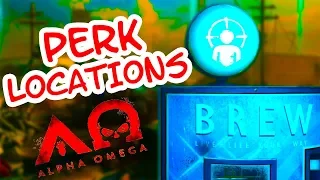 ALL PERK LOCATIONS IN ALPHA OMEGA (Call of Duty Black ops 4 Zombies)