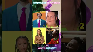 AUTOTUNE vs NO AUTOTUNE I who is the best I #genius #noautotunes #tiktokmusic #autotunevsnoautotune