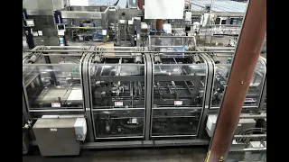 Complete 46,000 BPH Water Bottling Line From Blow Molder thru Pallet Wrapper