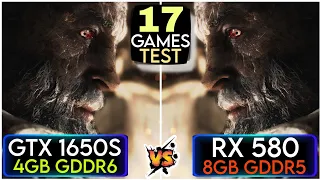 GTX 1650 Super vs RX 580 | 17 Games Test | Which Is Super Performer ?