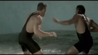 Lionheart: The swimming pool fight scene.