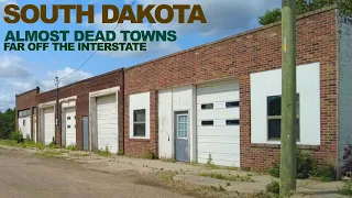 Almost DEAD Towns In Rural SOUTH DAKOTA - Far Off The Interstate