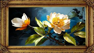 WALLPAPER TV ART FLOWER 5 HOURS / DUVAR KAĞIDI TV SANATI ÇİÇEK 5 SAAT