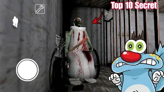 Top 10 Secret Glitch in Granny With Oggy and Jack