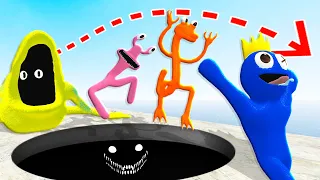 Longest Jump? - Rainbow Friends vs The Backrooms (Garry's Mod)