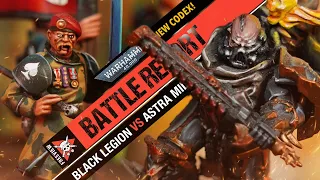 *NEW CODEX* Chaos Space Marines vs Astra Militarum | Warhammer 40k Battle Report